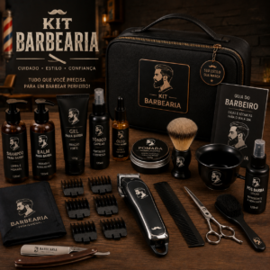 Kit Profissional de Barbearia