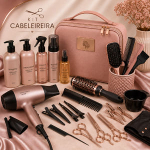 Kit Profissional de Cabeleireira Profissional